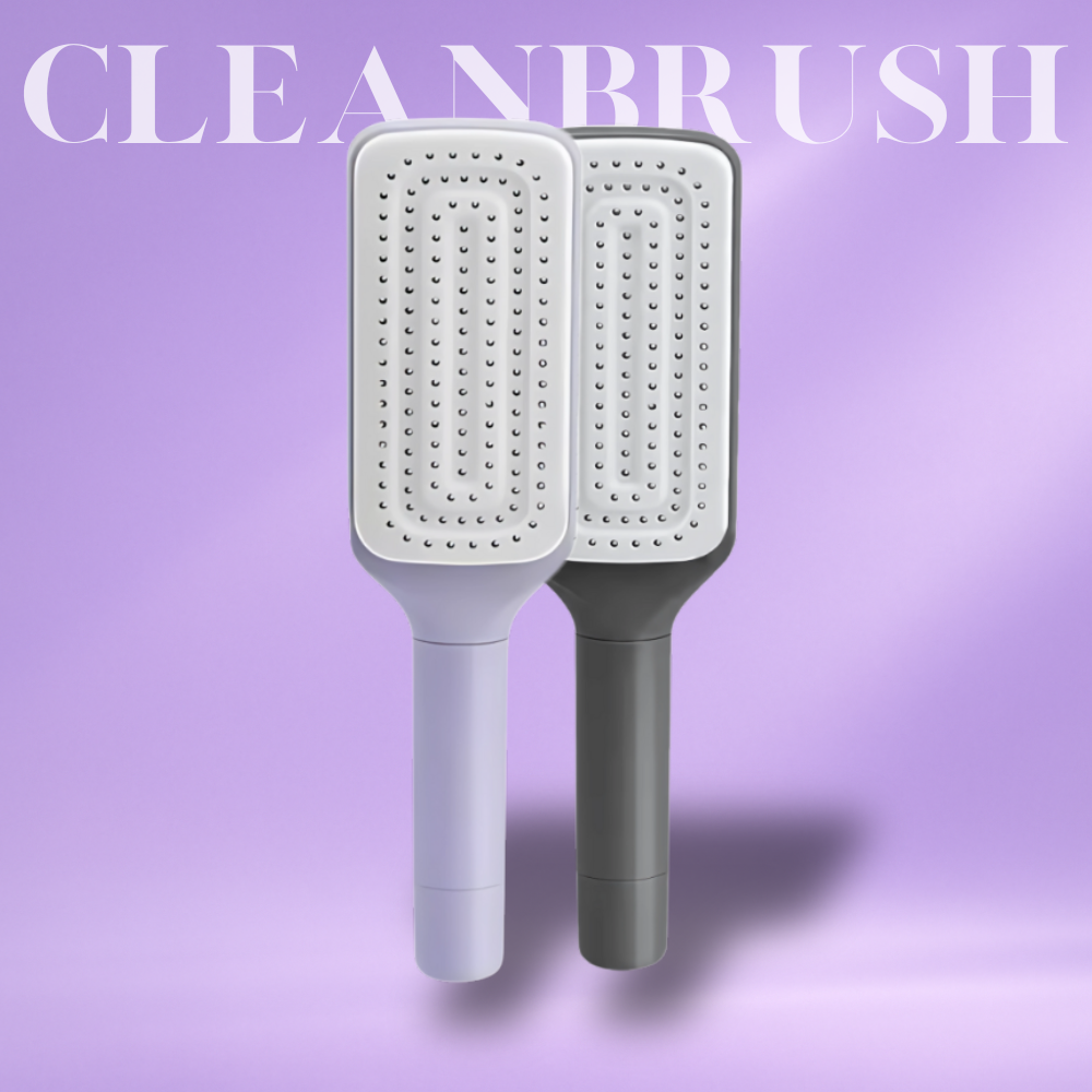 Brosse à Cheveux Auto-Nettoyante Tout-en-Un