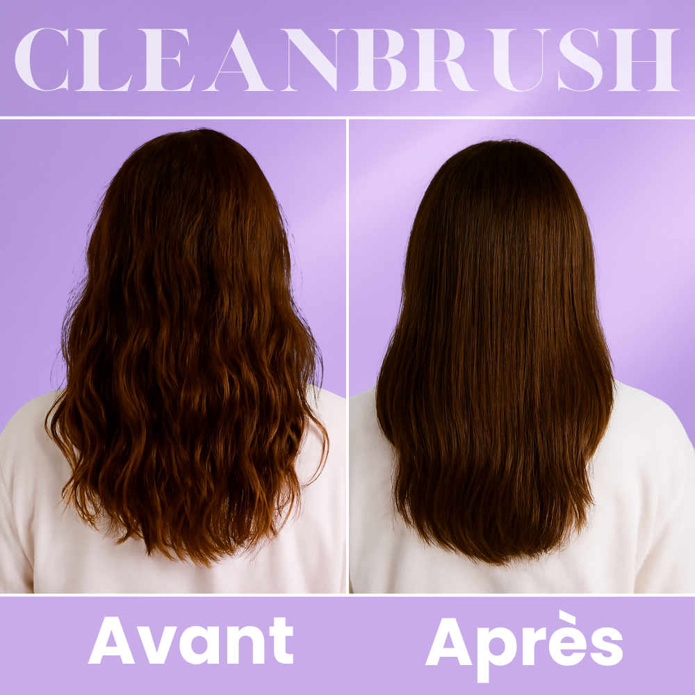 Brosse à Cheveux Auto-Nettoyante Tout-en-Un